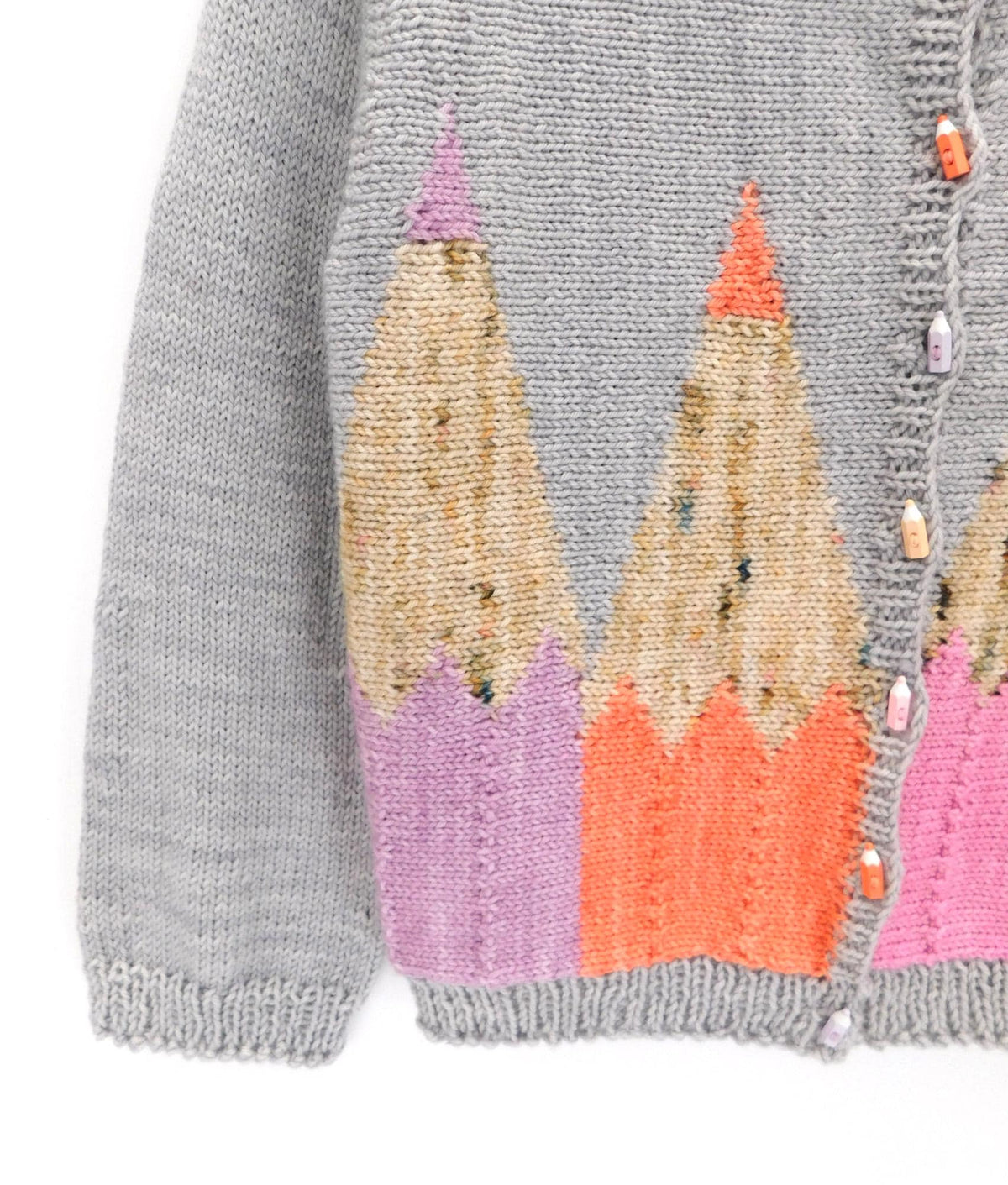 Pencil Cardigan Knitting Pattern  Adult Multiple Sizes   Digital Download