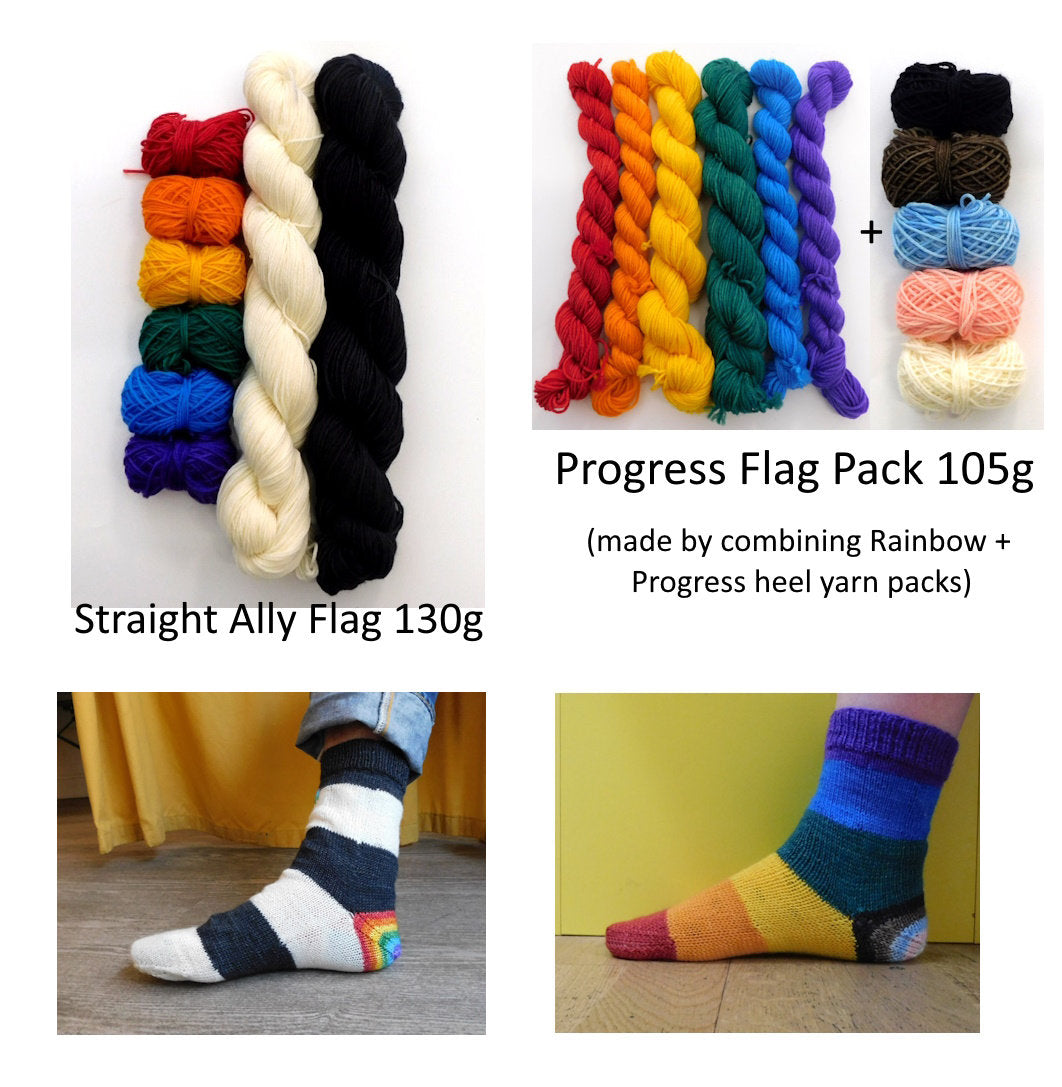 Walk With Pride Sock Knitting Yarns