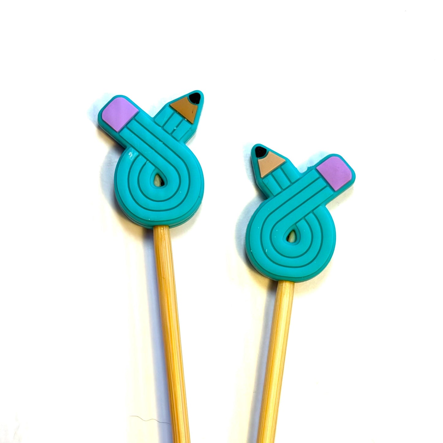 Pencil silicone needle toppers 3 colour options