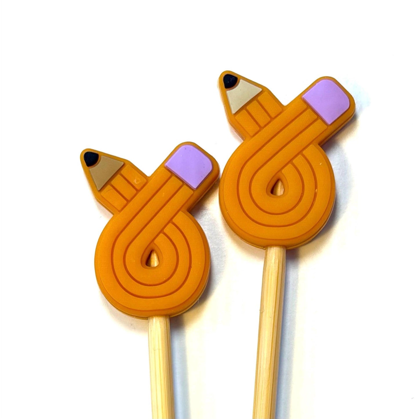 Pencil silicone needle toppers 3 colour options