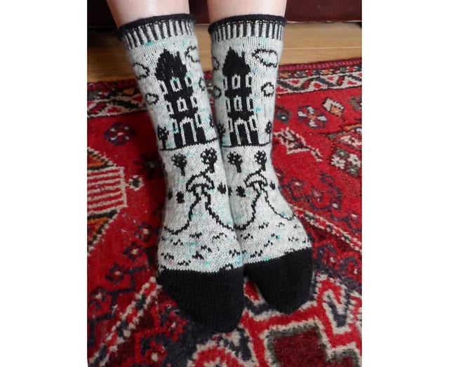 Moomin Valley Socks   Knitting Pattern  Digital Download