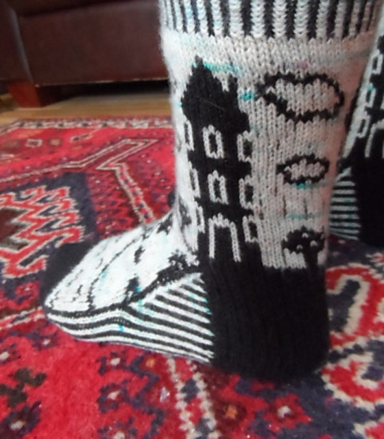 Moomin Valley Socks   Knitting Pattern  Digital Download