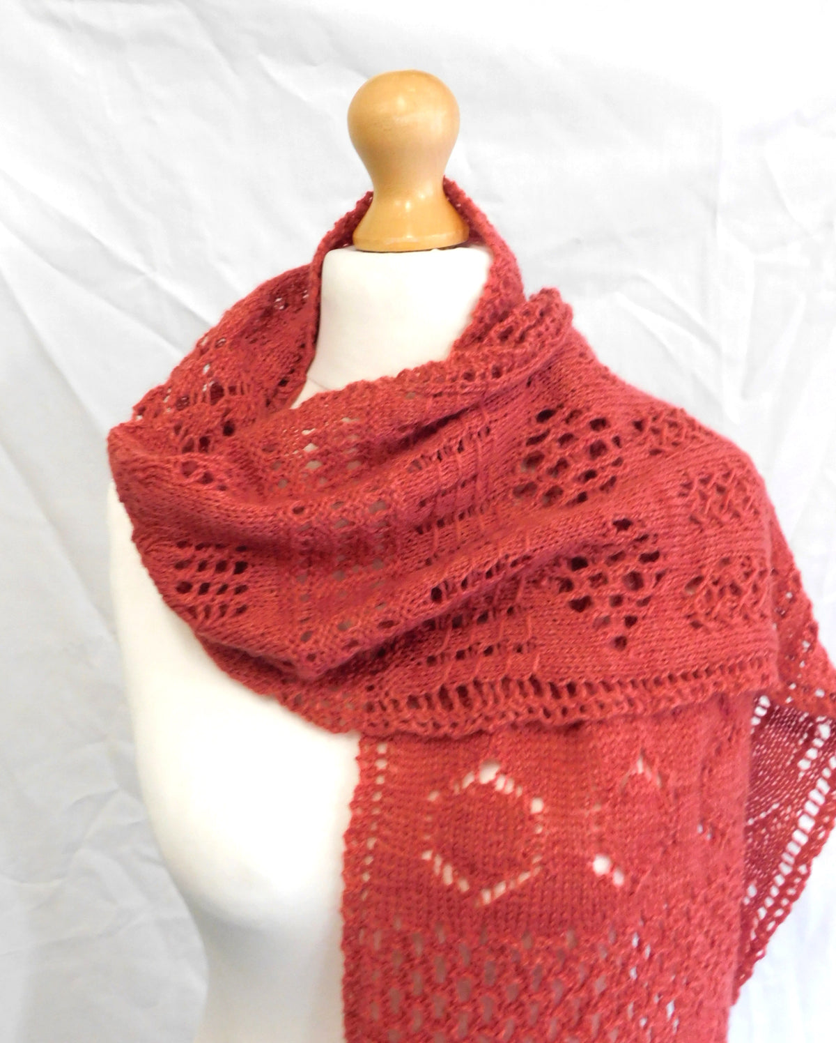25 Days of Lace Scarf Knitting Pattern   Digital Download