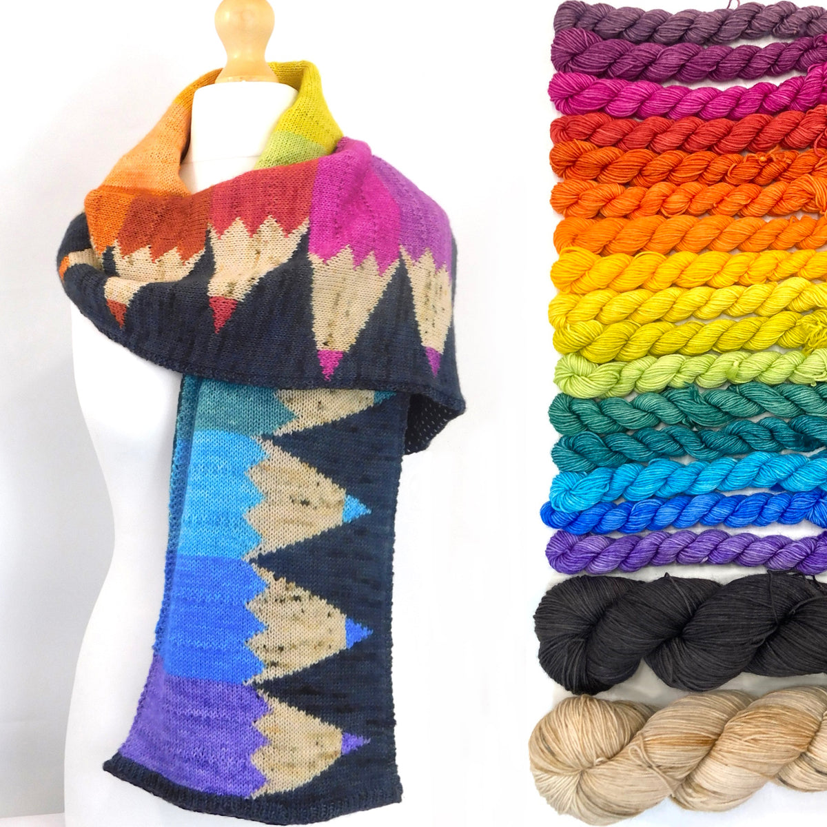 Pencil Scarf Knitting Kit
