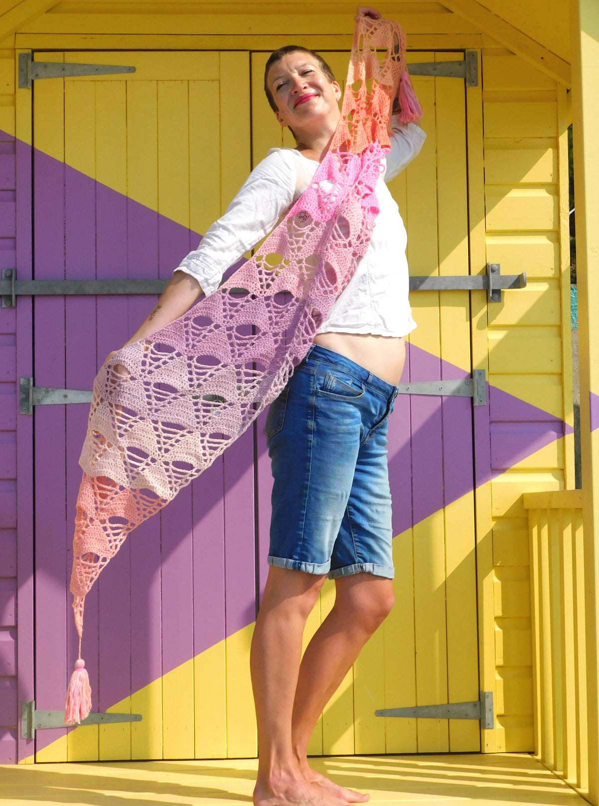 Shepherds Delight Shawl      Crochet Pattern      Digital Download