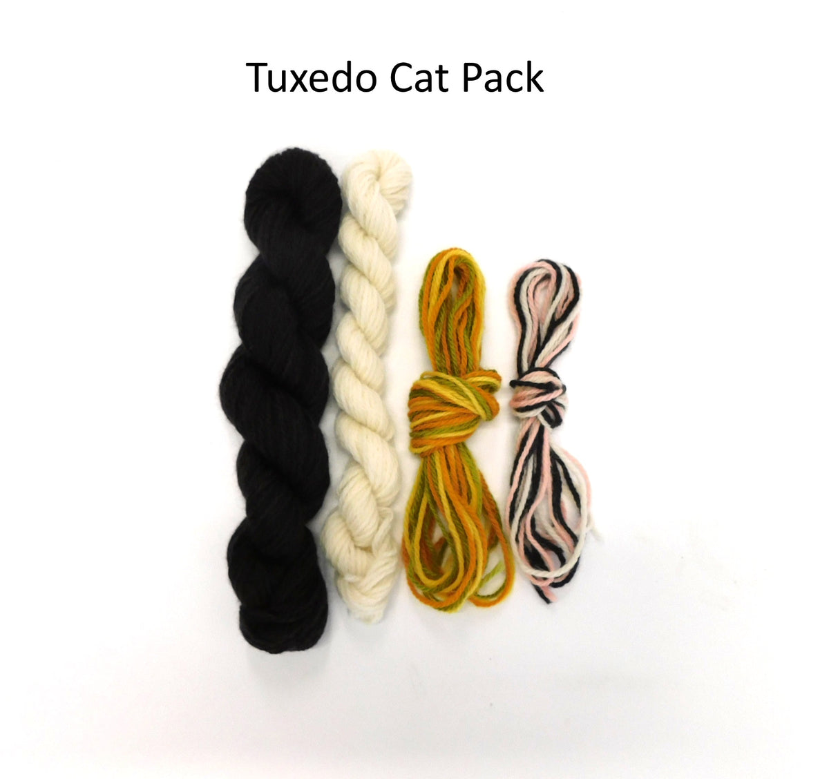 Cat Yarn Packs for The Cat Butt Sweater by An Caitin Beag   4 fur colours available