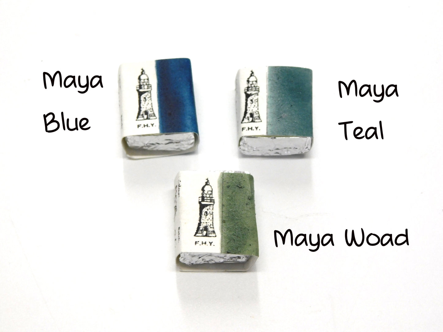 Natural Pigment Honey Watercolour Half Pans      17 Colours