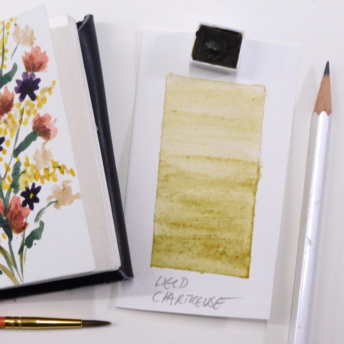 Natural Pigment Honey Watercolour Half Pans      17 Colours